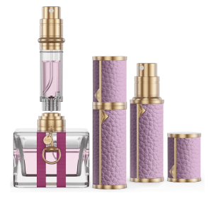 PSLZW003PG portable perfume sub-bottle, 8ml luxury perfume bottle
