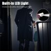 Folding Seat Cane (220lbs): 5-Level Height Adjust, LED Light, Anti-Slip Pads, Aluminum Alloy, Bonus Cushion/3 Foot Pads for Elder-Silver
