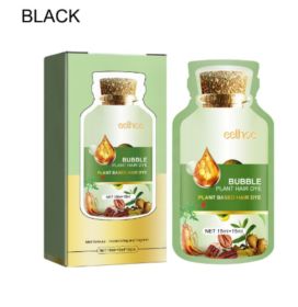 Gentle Plant Lazy Bubble Hairdressing Agent (Option: Black-3PCS)