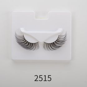 25mm Angel Winged Eyelashes Handmade Thick Theatrical Curly Fake Eyelash Black Natural Long Lash For Eyelash Extension Wholesale (Color: 2515)